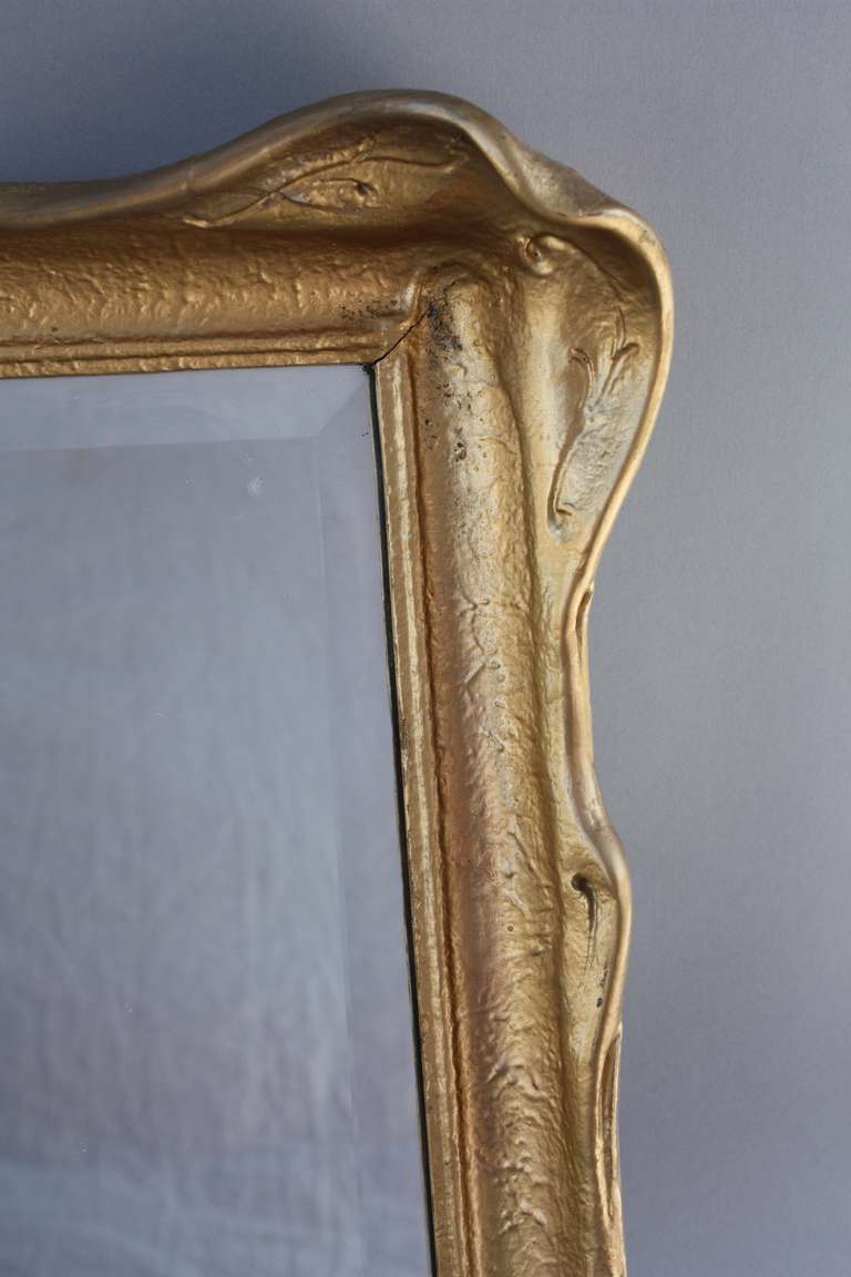 Turn-of-the-Century Wing Bat Mirror In Good Condition In Pasadena, CA