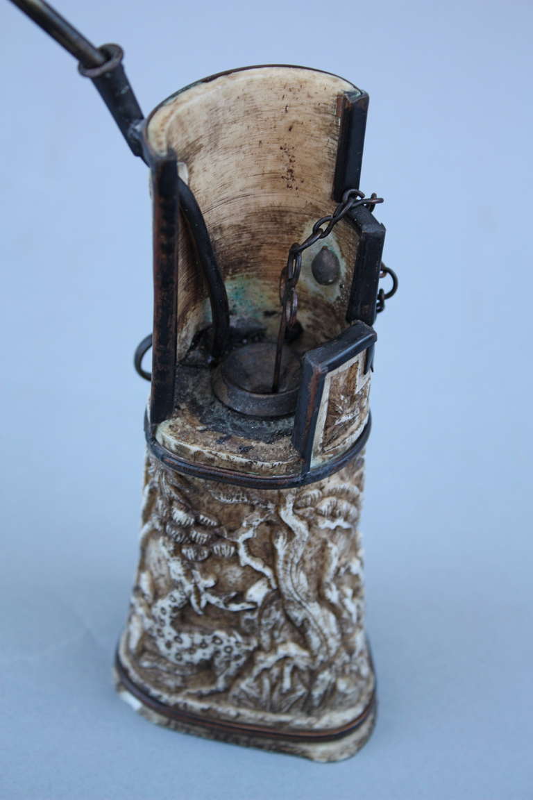19th Century Chinese Opium/Tobacco Water Pipe In Excellent Condition In Pasadena, CA