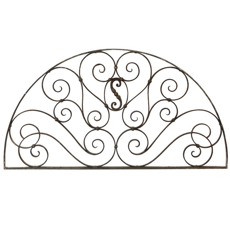One of Two Wrought Iron Arches c.1920's