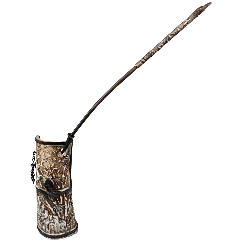 19th Century Chinese Opium/Tobacco Water Pipe