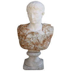 1880s Marble Bust Of Caesar