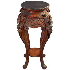 Beautifully Carved Chinese Fern Stand