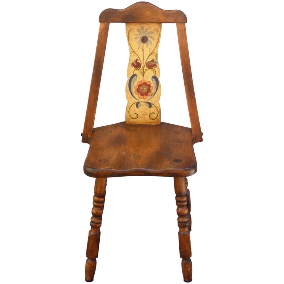 Charming Signed Monterey A-Frame Chair