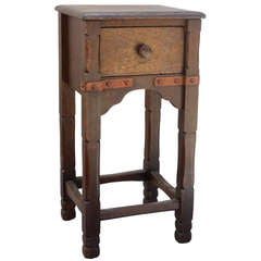 Vintage Monterey Night Stand with Iron Details
