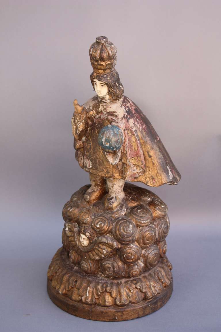 Turn of the Century Santo of the Nino In Excellent Condition In Pasadena, CA