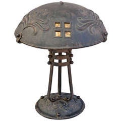 Unique Turn-of-the-Century Table Lamp