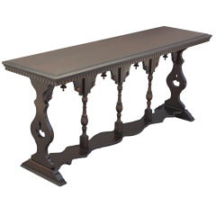Long Spanish Revival Console Table