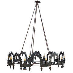 5733. Extremely Large-scaled Dramatic Rancho Chandelier
