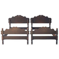 1930s Pair Of Monterey Beds