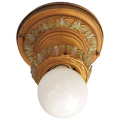 Antique 1920s Ceiling Light Fixture