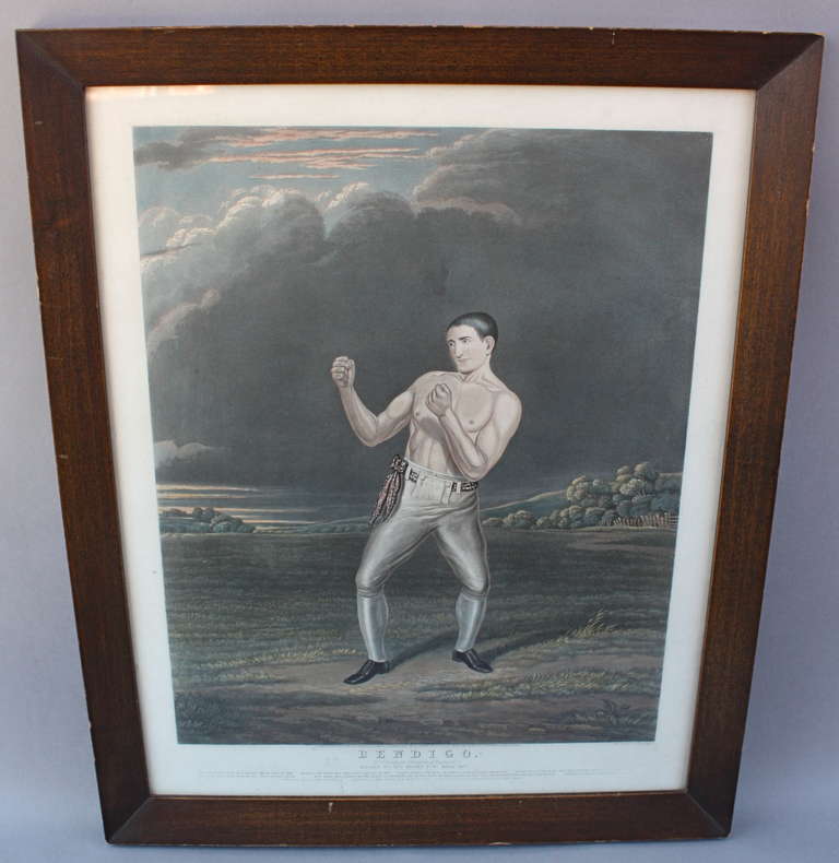 19th Century Boxing Aquatint For Sale 2