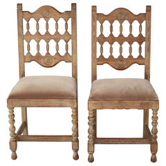 Antique pair of 1920's Side Chairs
