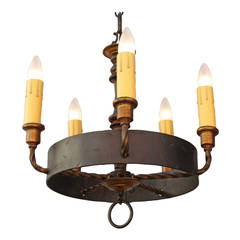 Antique Simple Small Scale Chandelier