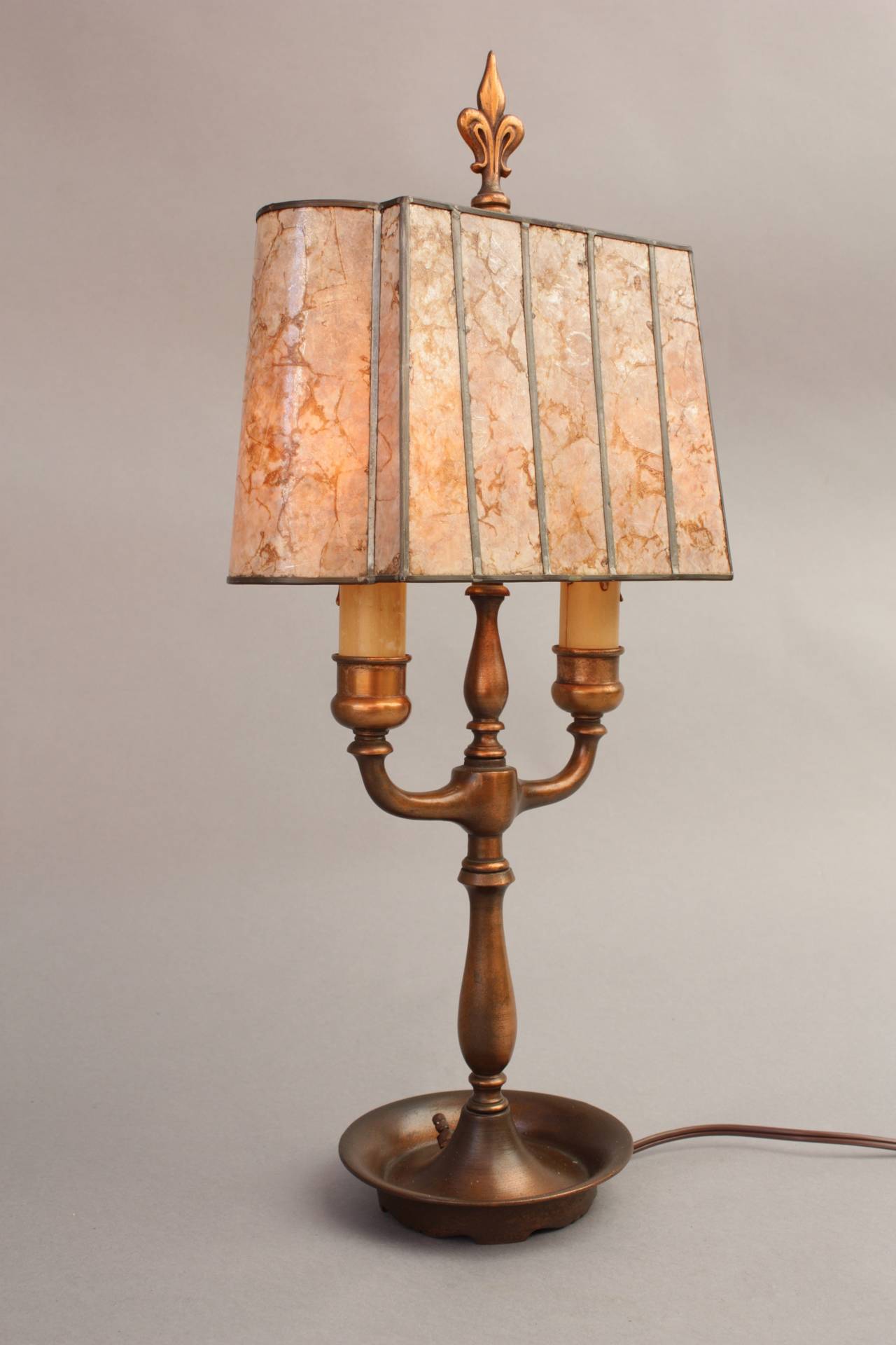 Vintage 1920s Mica Table Lamp with Narrow Profile at 1stDibs vintage