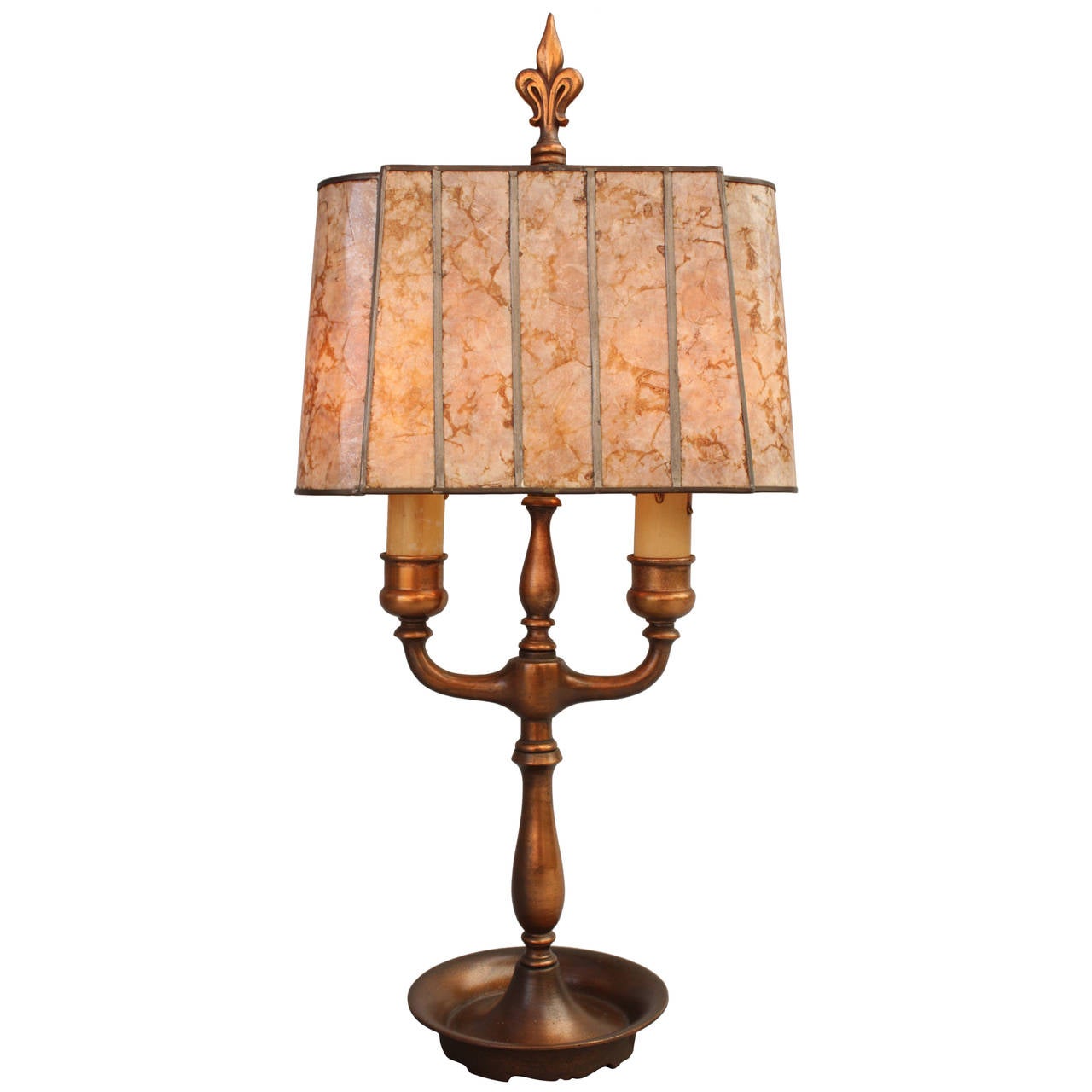 Vintage 1920s Mica Table Lamp with Narrow Profile at 1stDibs vintage