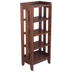Arts & Crafts Tall Magazine Stand or Small Bookcase