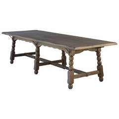 Museum Quality Extra Long Monterey Table