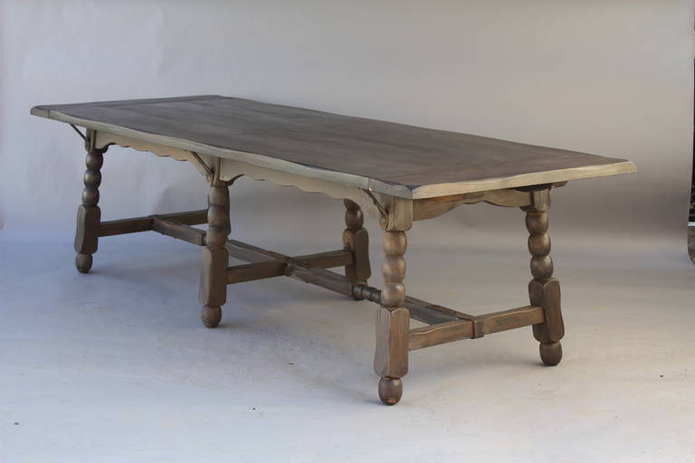 Museum Quality Extra Long Monterey Table
