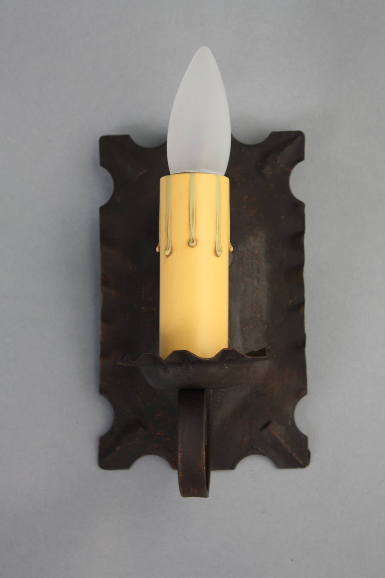 Sold individually. Circa 1920's. Simple design very popular for the period. 7.5