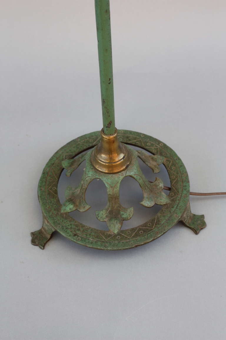 1920's Floor Light with Original Finish For Sale 1