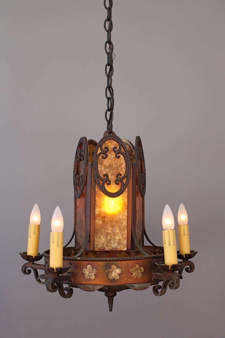 Spanish Colonial Gorgeous 1920's Chandelier