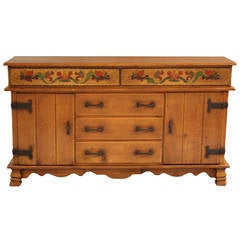 Signed Monterey Sideboard or Buffet in the California Rancho Style