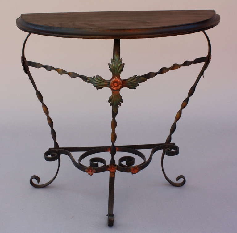 Small Demi Lune Table