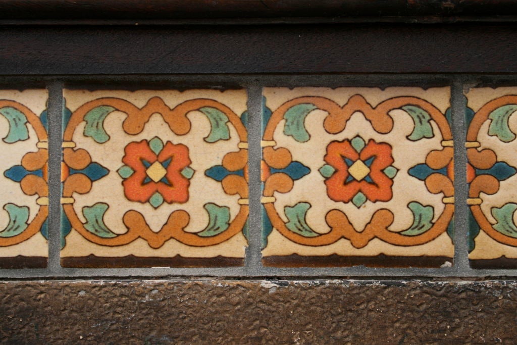 American Incredibly Ornate Spanish Revival Fireplace Mantle