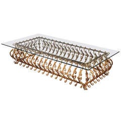 Large Wrought Iron Coffee Table