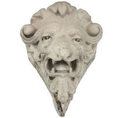 1920s Magnificent Gladding McBean Lion Head