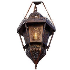 Antique Turn of the Century Moorish Pendant With Star Motif