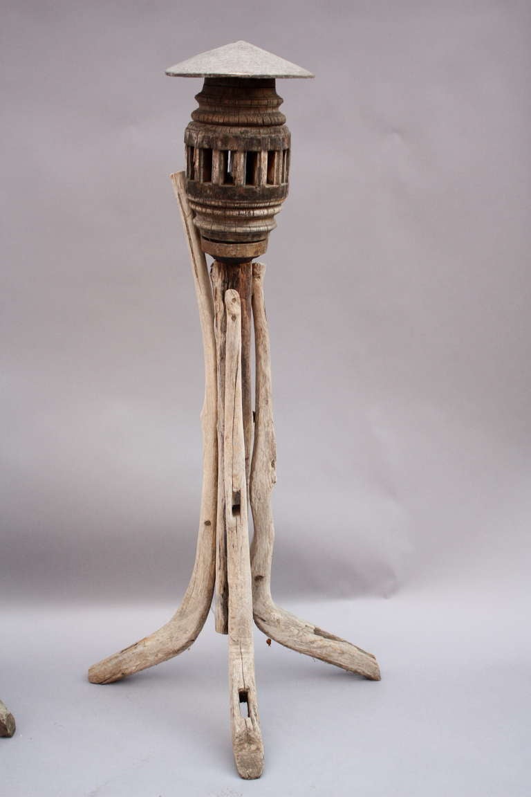 Made from farm implements.