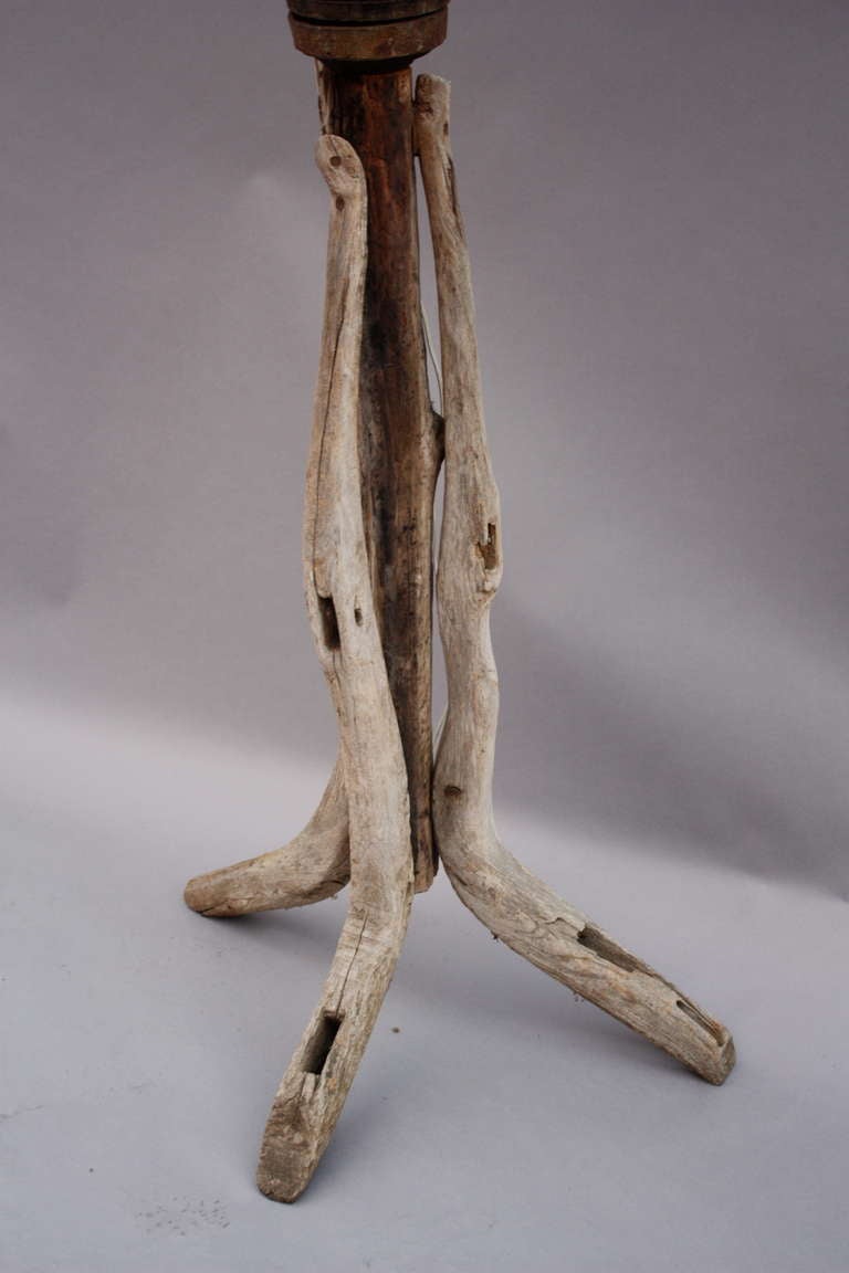 20th Century Great Folk Art Floor Lamp