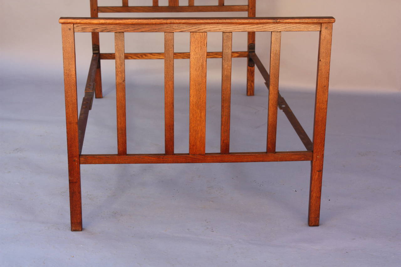Arts and Crafts Circa 1910 Antique Arts And Crafts Bed