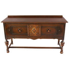 Antique 1920s Signed Berkey And Gay Sideboard