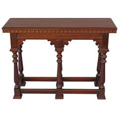 Shallow Walnut Console by the McClellan Co