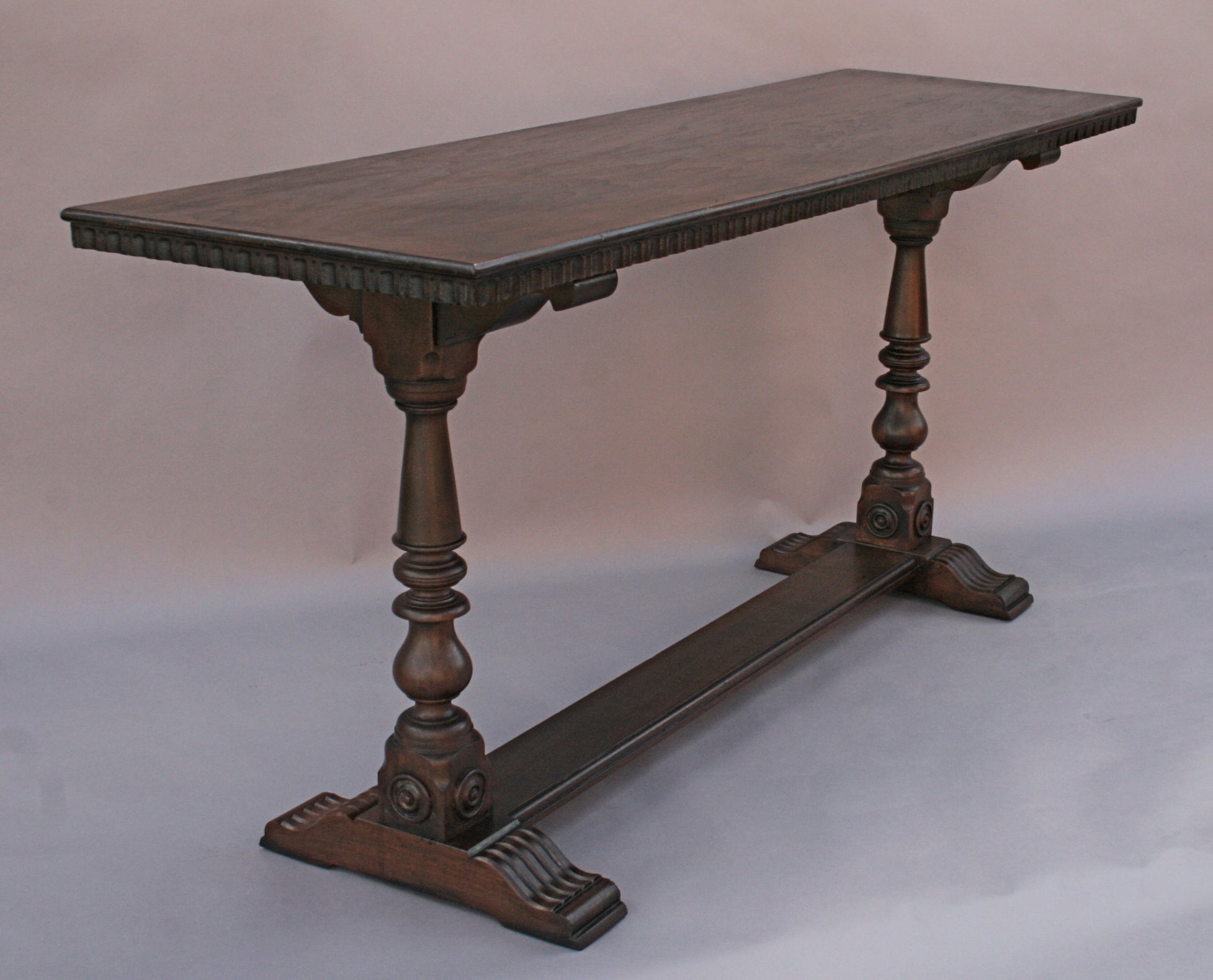 Narrow Spanish Revival Console Table 
