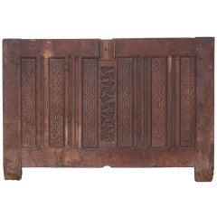 Antique Large-scale Carved Wooden Panel