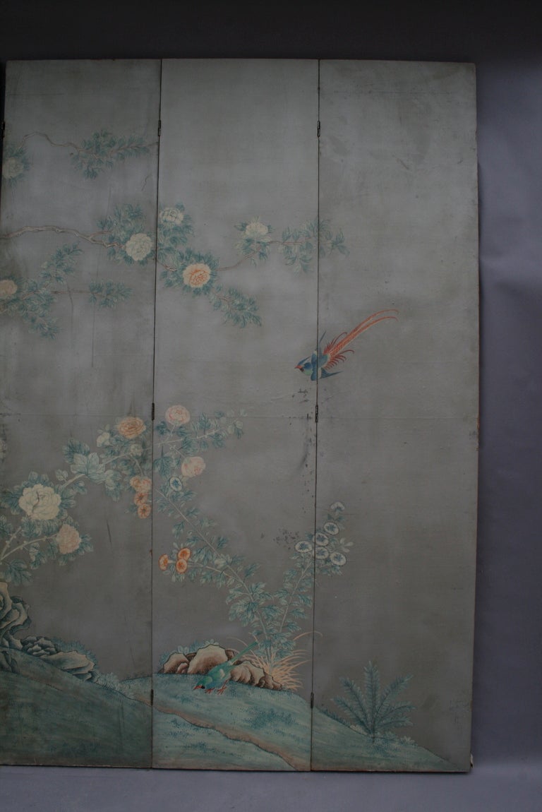 Six Panel Floor Screen Attributed to Robert Crowder 2