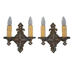 Pair of Spanish Revival Sconces