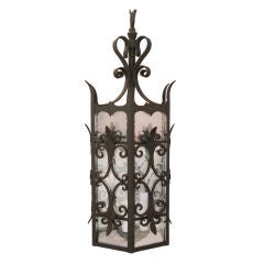 Wrought Iron Spanish Revival Pendant