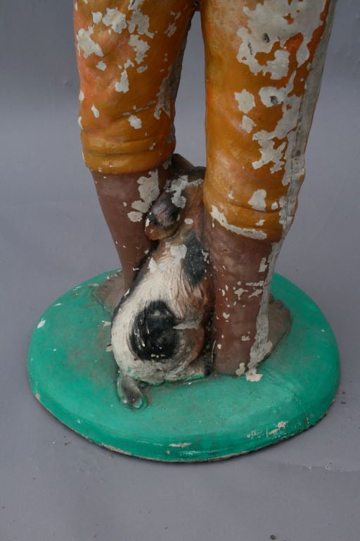 1920's Concrete Mexican Statue of Man in Sombrero at 1stdibs