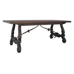 Beautiful Spanish Revival Dining Table, Simple Design