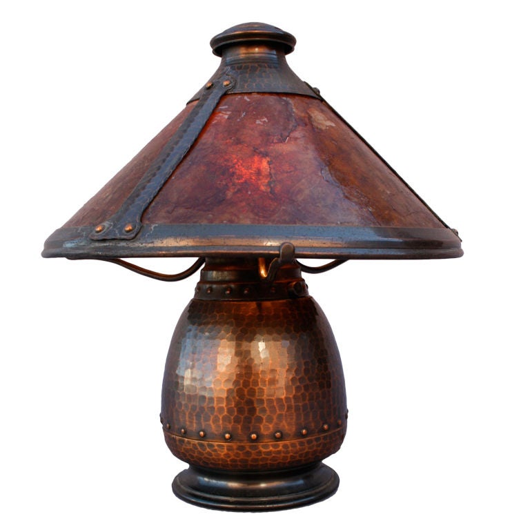 Old Mission Kopperkraft Boudoir Lamp
