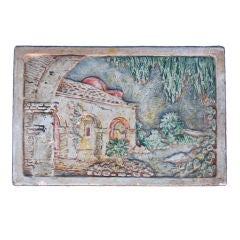 Antique Claycraft Tile Mural