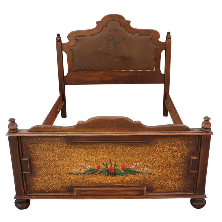 De Anza Hotel Full/Double Bed Frame at 1stDibs