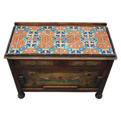 De Anza Hotel Tiled Sideboard # 2