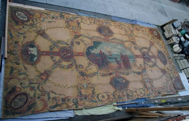 Historic 1920's California Mural by Lucile Lloyd