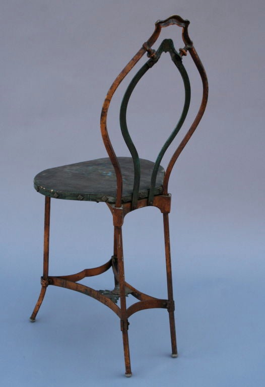 Charming 1920's Iron Chair 1