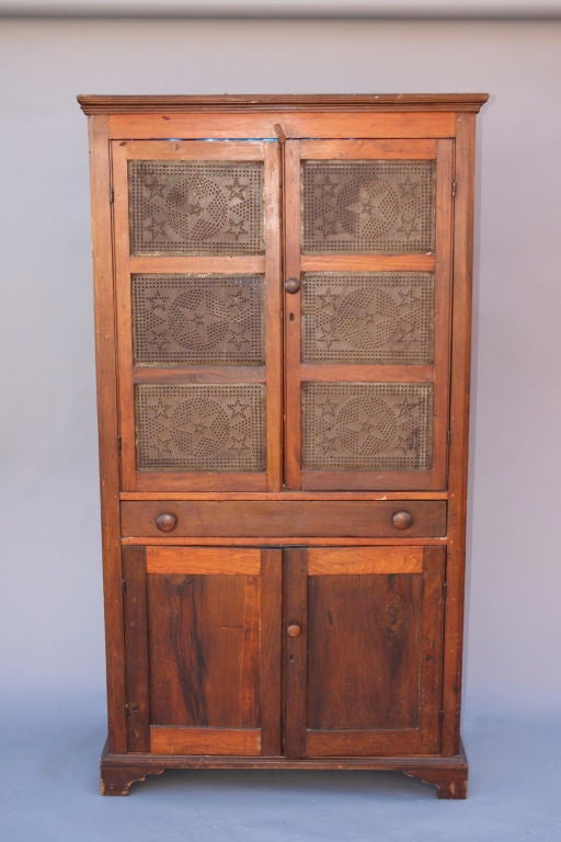 American Turn of the Century Pine Pie Safe